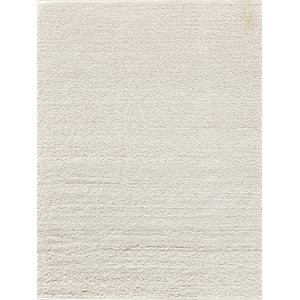 Ferretti Handloomed New Zealand Wool Ivory 2'x3' Area Rug