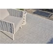 Echo Flatweave Pet Ivory/Light Silver 2'x3' Area Rug