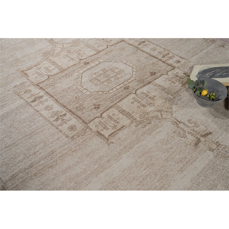 Estate Handloomed Pet Light Gray/Gray 8'x10' Area Rug