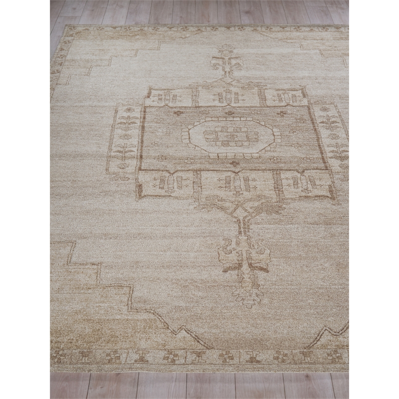 Estate Handloomed Pet Light Gray/Gray 9'x12' Area Rug