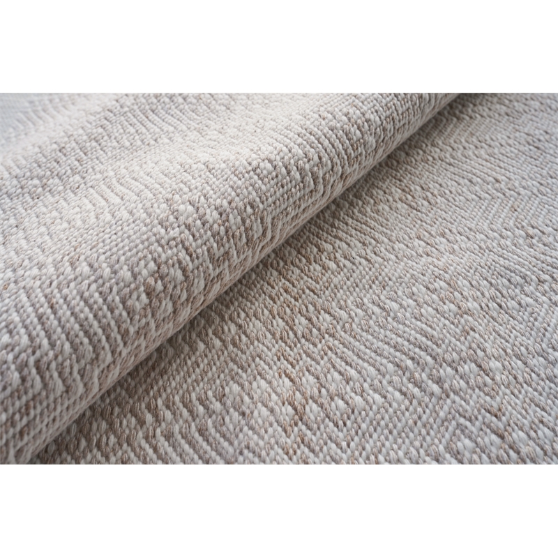 Echo Flatweave Pet Ivory/Light Beige 13'x16'6
