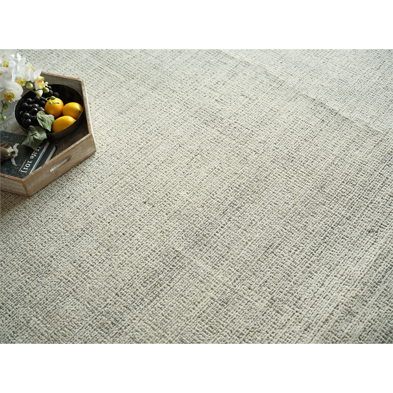 Elements Hand-Tufted New Zealand Wool Gray/Ivory 14'x18' Area Rug