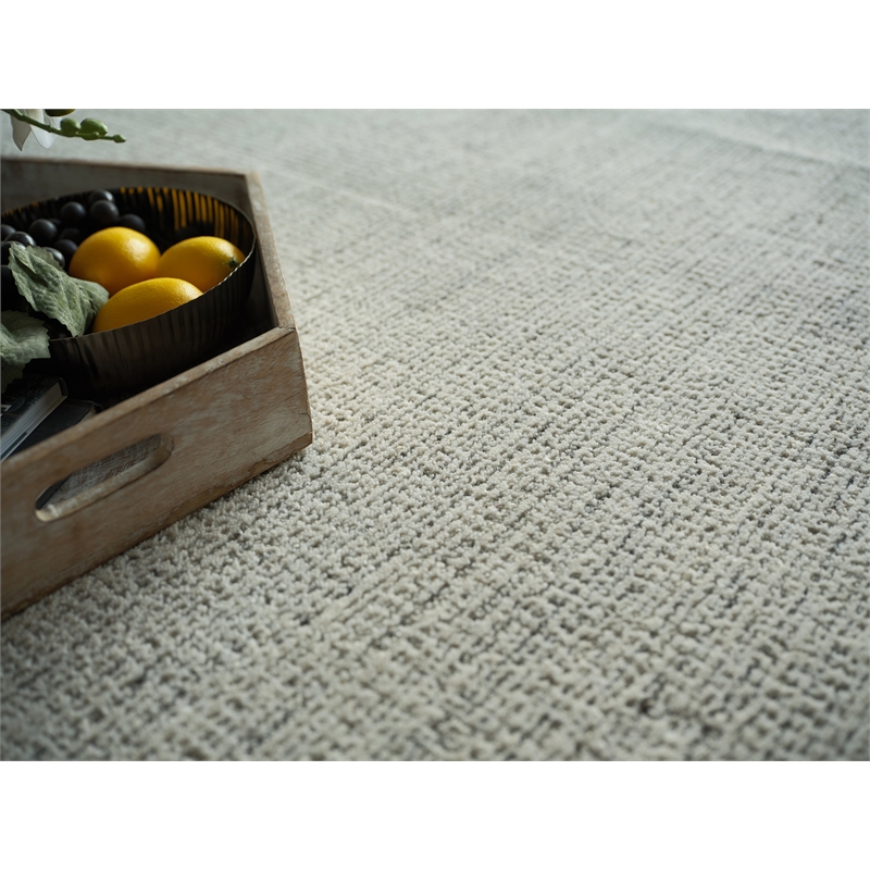 Elements Hand-Tufted New Zealand Wool Gray/Ivory 14'x18' Area Rug