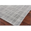 Fairbanks Handloomed Bamboo Silk Gray/White 12'x15' Area Rug