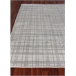 Fairbanks Handloomed Bamboo Silk White/Light Silver 9'x12' Area Rug