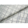 Fairbanks Handloomed Bamboo Silk White/Light Silver 9'x12' Area Rug