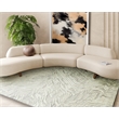 Entro Hand-Tufted New Zealand Wool Beige/Ivory 9'x12' Area Rug