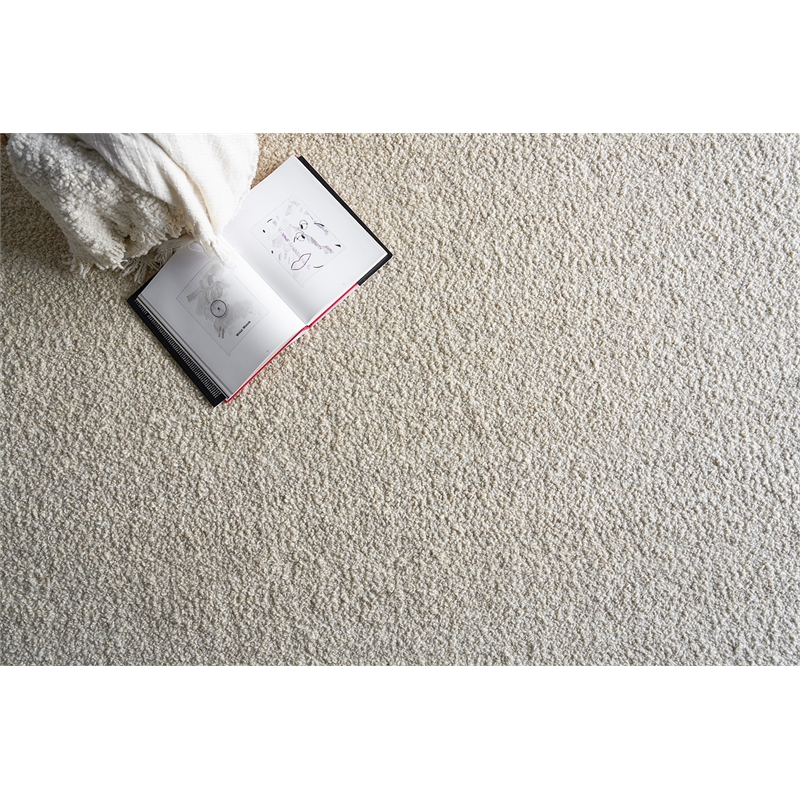 Ferretti Handloomed New Zealand Wool Silver/Ivory 9'x12' Area Rug