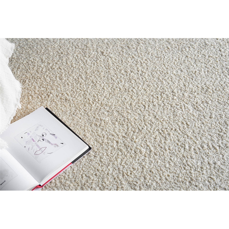 Ferretti Handloomed New Zealand Wool Silver/Ivory 9'x12' Area Rug