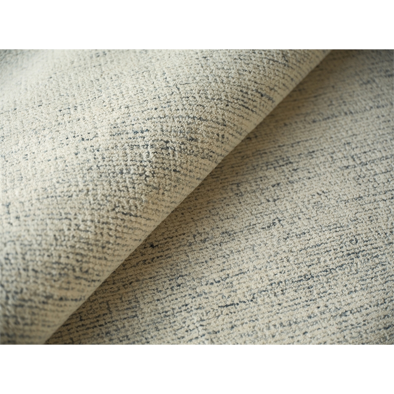 Elements Hand-Tufted New Zealand Wool Blue/Ivory 9'x12' Area Rug