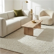 Entro Hand-Tufted New Zealand Wool Cream/Ivory 12'x15' Area Rug