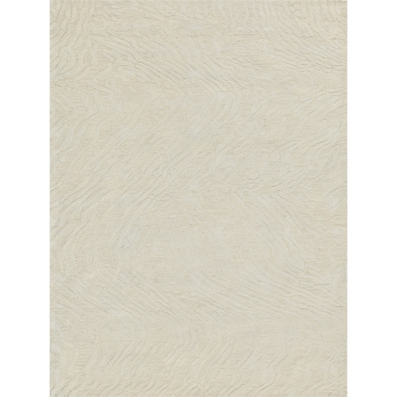 Entro Hand-Tufted New Zealand Wool Cream/Ivory 12'x15' Area Rug
