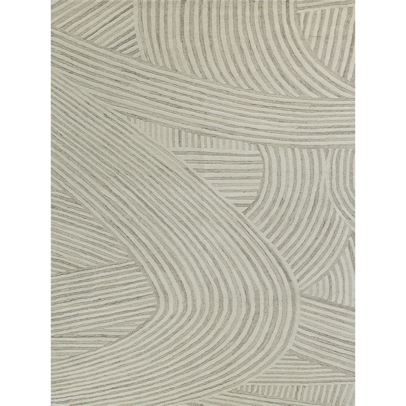 Entro Hand-Tufted New Zealand Wool Beige/Ivory 14'x18' Area Rug
