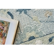 Elegance Hand-Tufted New Zealand Wool Light Blue/Ivory/Navy 8'x10' Area Rug