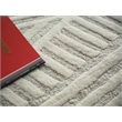 Entro Hand-Tufted New Zealand Wool Silver/Ivory 10'x14' Area Rug