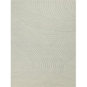 Entro Hand-Tufted New Zealand Wool Silver/Ivory 10'x14' Area Rug