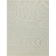 Entro Hand-Tufted New Zealand Wool Silver/Ivory 10'x14' Area Rug