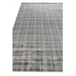 Fairbanks Handloomed Bamboo Silk Silver/White 17'x19' Area Rug