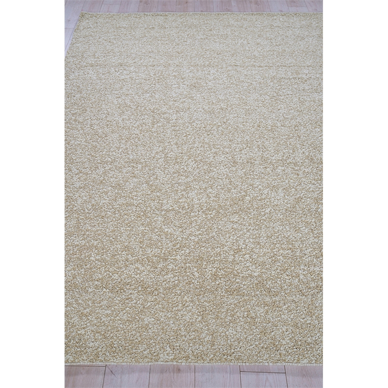 Ferretti Handloomed New Zealand Wool Light Brown 14'x18' Area Rug
