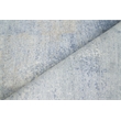Fine Pure Silk Hand-Knotted Silk Blue/Brown 6'x9' Area Rug
