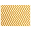 Flatweave Flatweave New Zealand Wool Light Orange/White 5'x8' Area Rug