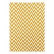 Flatweave Flatweave New Zealand Wool Light Orange/White 5'x8' Area Rug