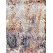 Floor Art Hand-Knotted Bamboo Silk Rust/Purple 8'x10' Area Rug