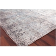 Fine Pure Silk Hand-Knotted Silk Ivory/Dark Gray/Multi 12'x15' Area Rug