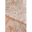 Fine Pure Silk Hand-Knotted Silk Beige/Orange/Gold 8'x10' Area Rug