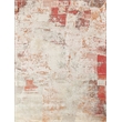 Fine Pure Silk Hand-Knotted Silk Beige/Orange/Gold 8'x10' Area Rug