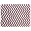 Flatweave Flatweave New Zealand Wool Light Purple/White 8'x11' Area Rug