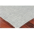 Ferrus Flatweave Polyester/Wool/Cotton Silver/Ivory 14'x18' Area Rug