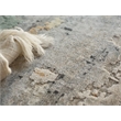 Floor Art Hand-Knotted Bamboo Silk Blue/Silver/Multi 8'x10' Area Rug