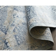 Fine Mamluk Hand-Knotted Bamboo Silk Blue 12'x15' Area Rug