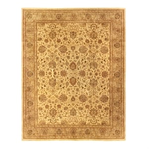 Fine Zeigler Hand-Knotted New Zealand Wool Ivory/Beige 14'x18' Area Rug