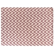 Flatweave Flatweave New Zealand Wool Pink/White 5'x8' Area Rug
