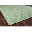 Flatweave Flatweave New Zealand Wool Mint 5'x8' Area Rug