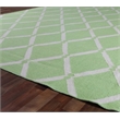 Flatweave Flatweave New Zealand Wool Mint 5'x8' Area Rug