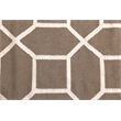 Flatweave Flatweave New Zealand Wool Sage 5'x8' Area Rug