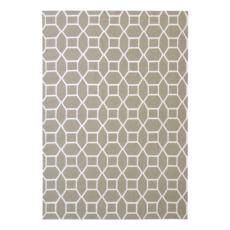 Flatweave Flatweave New Zealand Wool Sage 5'x8' Area Rug