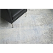 Fine Pure Silk Hand-Knotted Silk Ivory/Dark Gray/Multi 10'x14' Area Rug