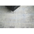 Fine Pure Silk Hand-Knotted Silk Ivory/Dark Gray/Multi 10'x14' Area Rug
