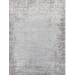 Fine Pure Silk Hand-Knotted Silk Ivory/Dark Gray/Multi 10'x14' Area Rug