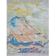 Floor Art Hand-Knotted Bamboo Silk Ivory/Gold/Blue 14'x18' Area Rug