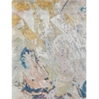 Floor Art Hand-Knotted Bamboo Silk Ivory/Gold/Blue 14'x18' Area Rug
