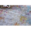 Floor Art Hand-Knotted Bamboo Silk Ivory/Multi 8'x10' Area Rug