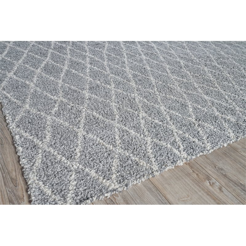 Giorgio Flatweave Pet Gray/Ivory 9'x12' Area Rug