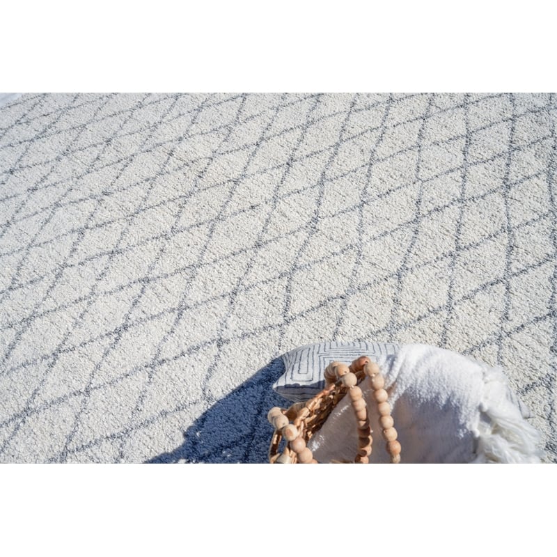 Giorgio Flatweave Pet Gray/Ivory 9'x12' Area Rug