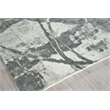 Gianni Handloomed Wool/Bamboo Silk Dark Gray/Silver 4'x6' Area Rug