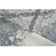 Gianni Handloomed Wool/Bamboo Silk Dark Gray/Silver 4'x6' Area Rug